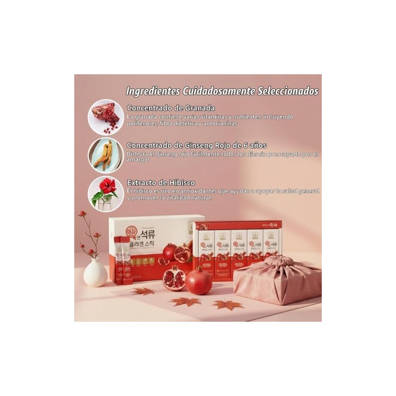 Korean Beauty Baekje Geumsan - Jalea de colágeno de granada