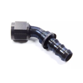 Aeroquip FCL1524 Aeroquip 45 Degree -10AN Socketless Hose End 10 AN Black Aluminum