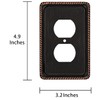 Henne Bery Rope Edge Decorative Wall Plate Switch Plate Outlet