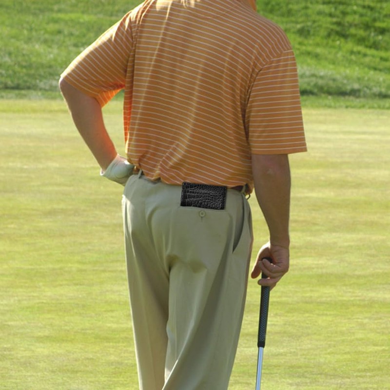 MiOYOOW Leather Scorecard, Large Size Leather Scorecard Holder Stat Tracker