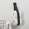 Tiger Toilet Roll Holder, Stainless Steel, Black, 5 x 38