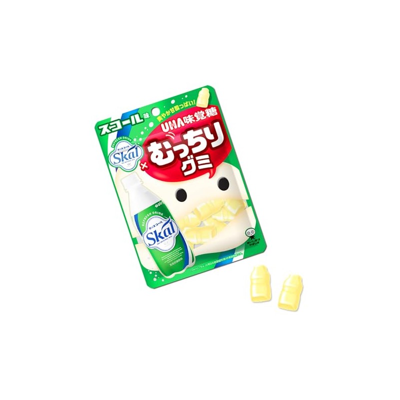 UHA Mikakuto Plump Gummy Squall, 2.2 oz (64 g) x