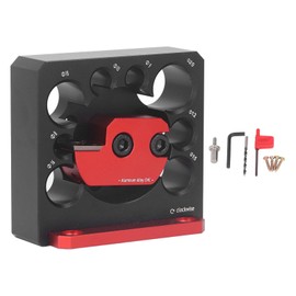 Round Bar Dowel Maker Jig 8 Hole Dowel Plate Dowel Maker Jig 8/9/10/12/15/16/18/20mm Aluminum Alloy DIY Woodworking Wooden Dowel Electric Drill Milling Dowel For Wood