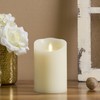Luminara Flameless LED Battery Operated Ivory Pillar Candle, Flickering Realistic
