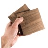 Abaodam 2pcs Thickened Black Walnut Wood Planks DIY Carving Wood