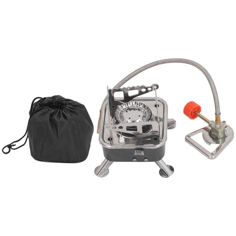 Mini Camping Stove Folding Stable Support Wind Resistant High Efficiency