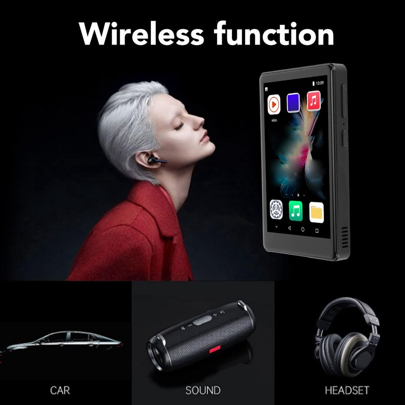 MP3 Player HiFi HD Noise Reduction 4.0 Inch Full Touch