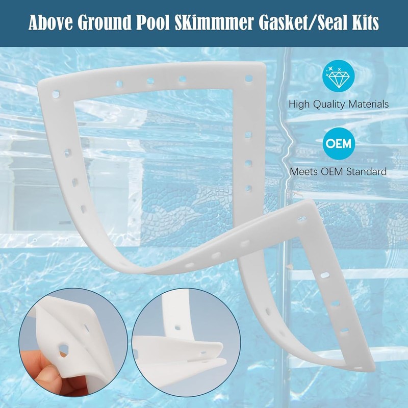 Pool Skimmer Gasket - Pool Gasket Replacement,Stable Flexible Spa Parts