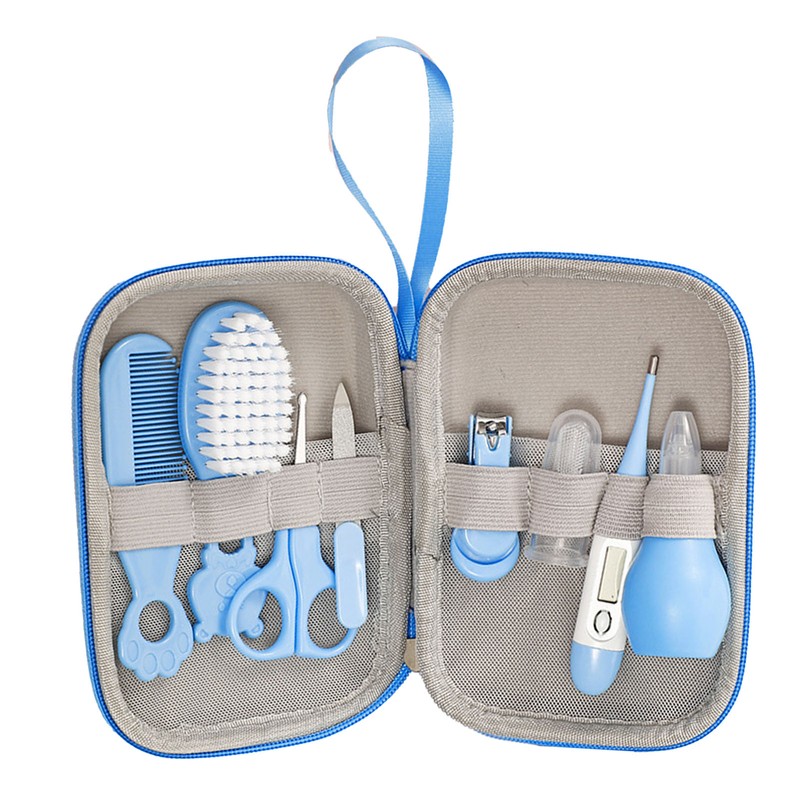 8 Pcs Baby Healthcare Grooming Kit Small Portable Baby Nursery