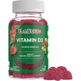 YUMVS KIDS VITAMIN D3 25 MCG BERRY GUMMY 60CT