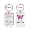 EE&YU Bonus Mum Keyring - Step Mum Birthday Gifts, Best