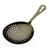 Barfly Julep Strainer, Stainless Steel, Black, 15.7 x 7.3 x