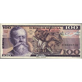 Prophila Collection Banknote Mexico Pick No: 74c Mint 1982 100 Pesos (Banknotes for Collectors - No Payment Method)