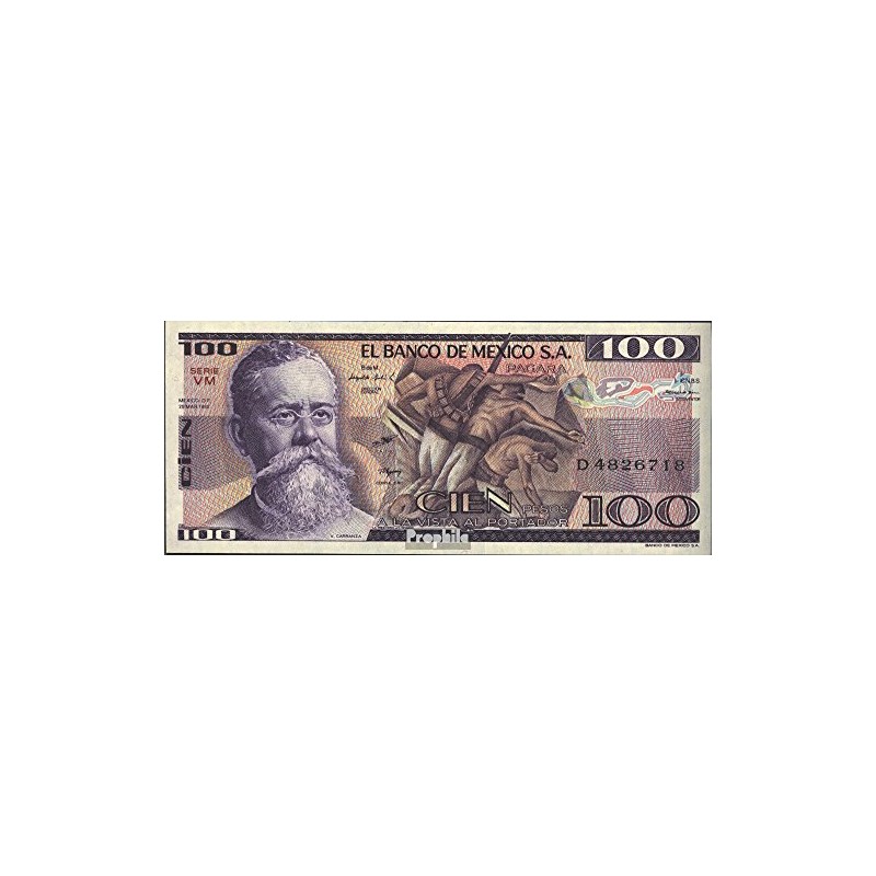 Prophila Collection Banknote Mexico Pick No: 74c Mint 1982 100