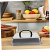 Toddmomy Stainless Steel Rectangular Basting Cover Lid Heat Resistant Cheese