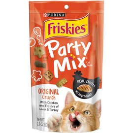 Friskies Chicken Liver Tartar Control Cat Treats, 2.1 oz