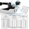 Dilzekui Headband Magnifying Glass with Light, Rechargeable Head Magnifying Glasses