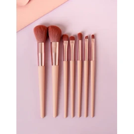 DAISO Makeup Brush Pouch 7 Piece Set