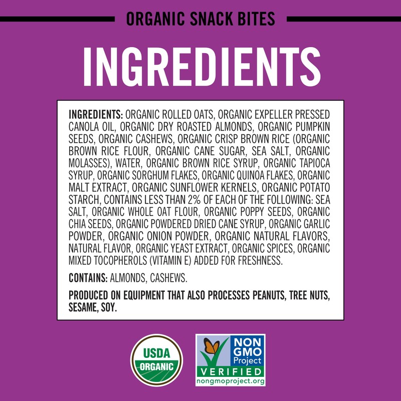 Dave's Killer Bread Toasted Garlic Organic Snack Bites, Garlic Organic