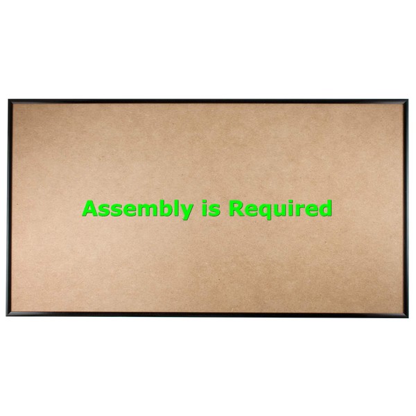 Quadro Frames 16x32 inch Picture Frame, Black, Style P375-3/8 inch