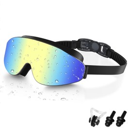 Vatefery Swimming Goggles Kids Toddler 6-14,Crystal Clear Polarized Swim Goggles for Kids,Junior Children Girls Boys,Anti-Fog,Waterproof,UV Protection Wide Vision Lenses