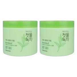 First Water Green Tea Fresh Cleansing Cream 300g x 2 / 첫물녹차 프레시 클렌징 크림 300g 2개