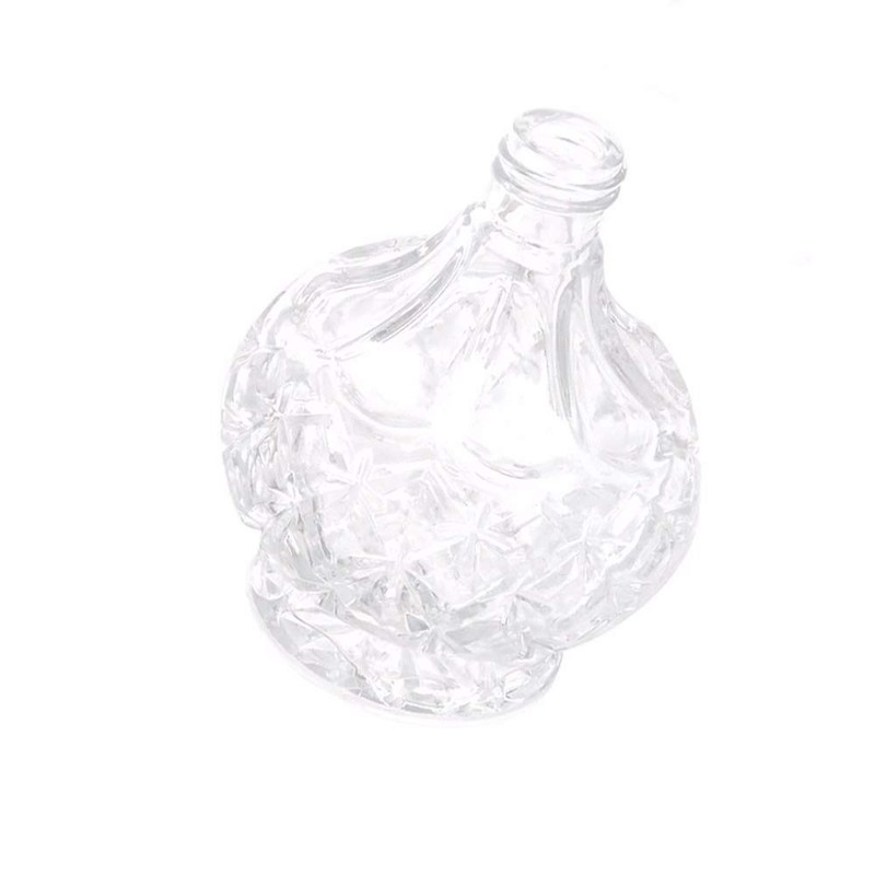 Topxome 80ml Clear Crystal Vintage Style Perfume Bottle Gold Long