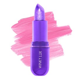 Winky Lux Glimmer Balm, pH Lip Balm, Color Changing Lipstick and Tinted Lip Balm, Vegan & Cruelty Free Lip Balm, Hydrate & Plump, Sheer Pink Lipstick, Unicorn & Rosé