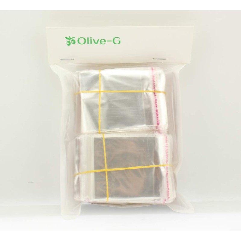 Olive-G Cellophane Transparent Sorting Bag with Tape Accessory Present Transparent