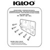 Igloo Cooler Oversized Mechanical Hinge for 150-165 QT Coolers, Black