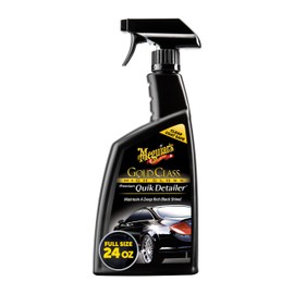 Meguiar's Gold Class High Gloss Premium Quik Detailer, High Lubricity Automotive Quick Detailer Spray that Preserves Wax and Leaves a Deep Dark Shine, 24 Oz Spray Bottle