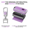 QfungYe Mazda Key Fob Cover with Keychain, No Screws Required,
