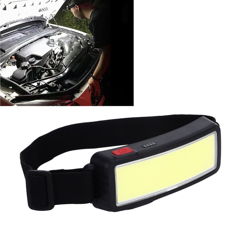 LED Headlight USB Charging IP64 Waterproof Adjustable Floodlight Head Lamp