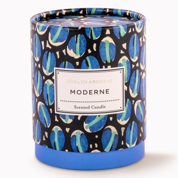 AMÉLIN ARCHIVE Vintage Inspired 9 Ounce Soy Wax Blend Candle,