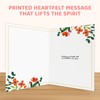 Decorably Pink and Gold Foiled 5x8in Individual Get Well Card