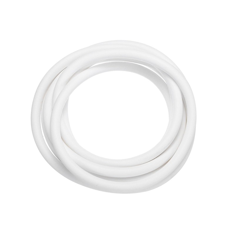 uxcell Silicone Foam Seal Weather Strip 8mm Dia 2.5m 8ft