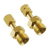 Regulator/Torch to Hose Adaptors, "A" 3/8"-24 to "B" 9/16"-18 for