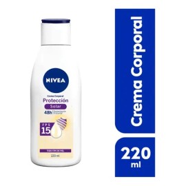 Cremma Corporal Nivea Protección Solar Fps 15 220ml-S