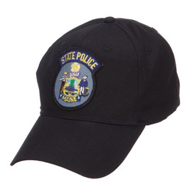 e4Hats.com Maine State Police Patch Cap - Black OSFM