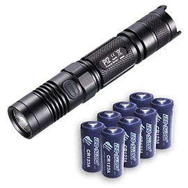 Nitecore P12 LED Flashlight 1000Lm w/8x FREE Premium Eco-Sensa CR123A Batteries