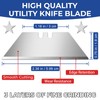 DIYSELF Utility Knife Blades - 200-Pack Sk5 Steel, Box Cutter