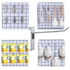 Sumnacon 35 Pack Gridwall Hooks - 6 Inch Gridwall Hook