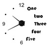 Acrylic Wall Clock DIY Mirror Stickers Modern Wall Art Decal