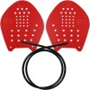 NQEUEPN Swimming Paddle Hands, Paddles Equipment Lightweight Medium, red