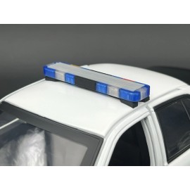 LED Ready Lightbar 1/24 25 LED Ready Whelen Edge Massachusetts Police Lightbar Blue Clear Amber Red