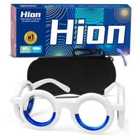 Hion XIN-Deep Black-DE-4 Travel Sickness Glasses, Car Sickness Glasses, Glasses for Relieving Car Sickness, Flight Sickness and Seasickness, Anti-Discomfort Glasses Against Shrinkage