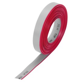 MECCANIXITY 28AWG IDC Wire Flat Ribbon Cable 3 m/9.8ft Length 1.27mm Pitch 8 Pin Gray for JTAG/ISP Connecting