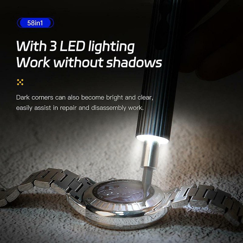 Electric Screwdriver Kit, 58-in-1 Cordless Mini Precision Screwdriver Set with