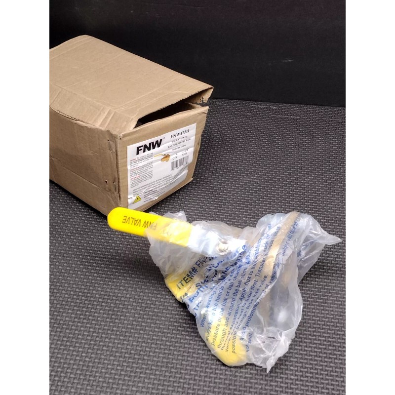 FNW Figure 475 Ball Valve Full Port Sweat 400# Brass