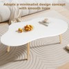 Cloud Shape Irregular Coffee Table, Modern Cloud Portable Table, Small